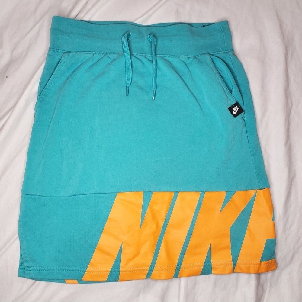 Nike Sportswear Midi Skirt French Terry Girls Nike Air Bottoms Size Med Lounge